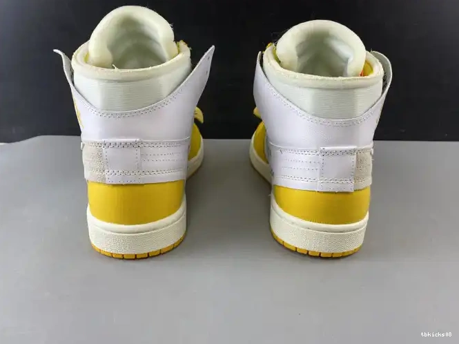 Rep TBkick Dark Jordan Yellow-Cone Air 1 AQ0818-149 Powder Off-White White NRG x 0605